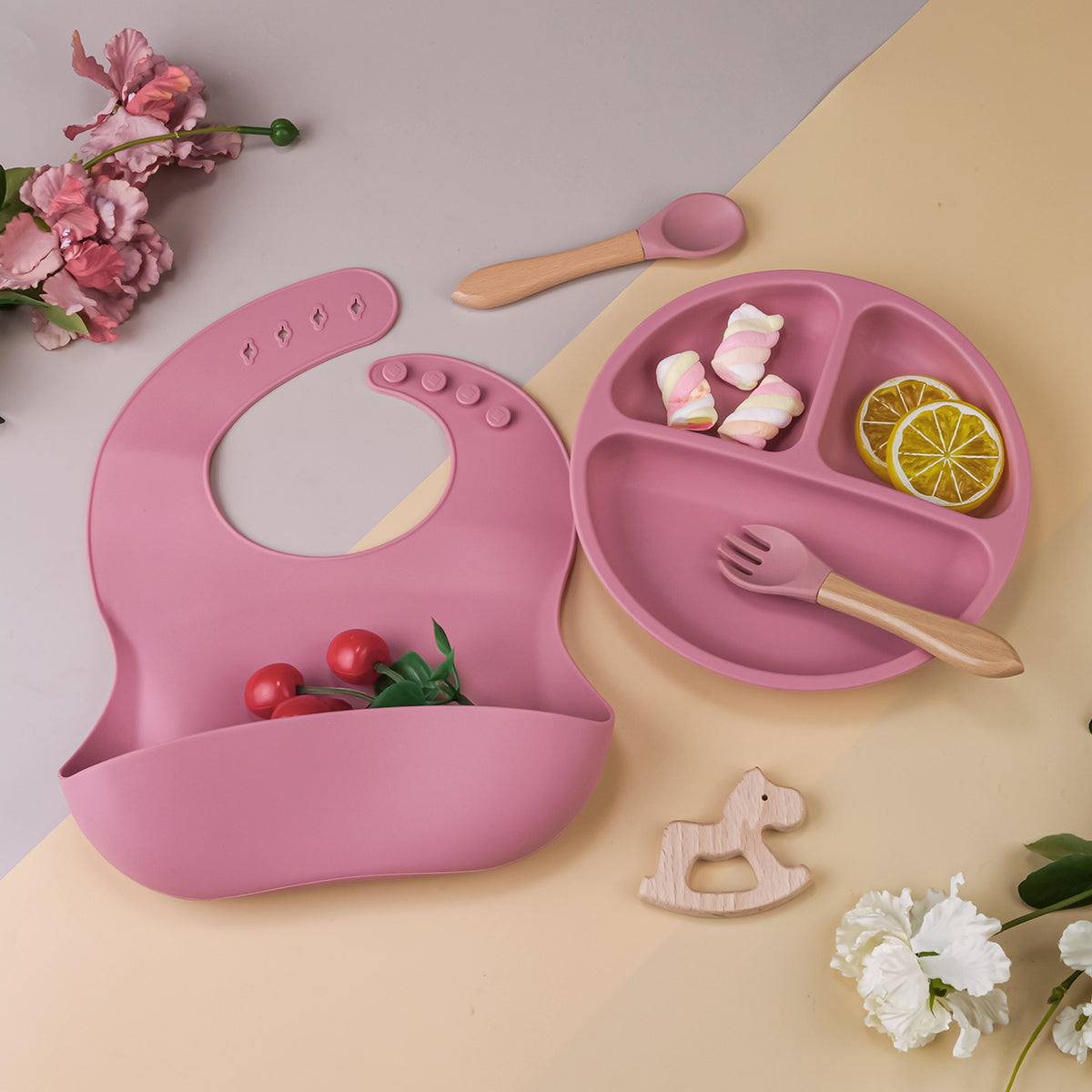 Premium Silicone Plates (Set of 4)