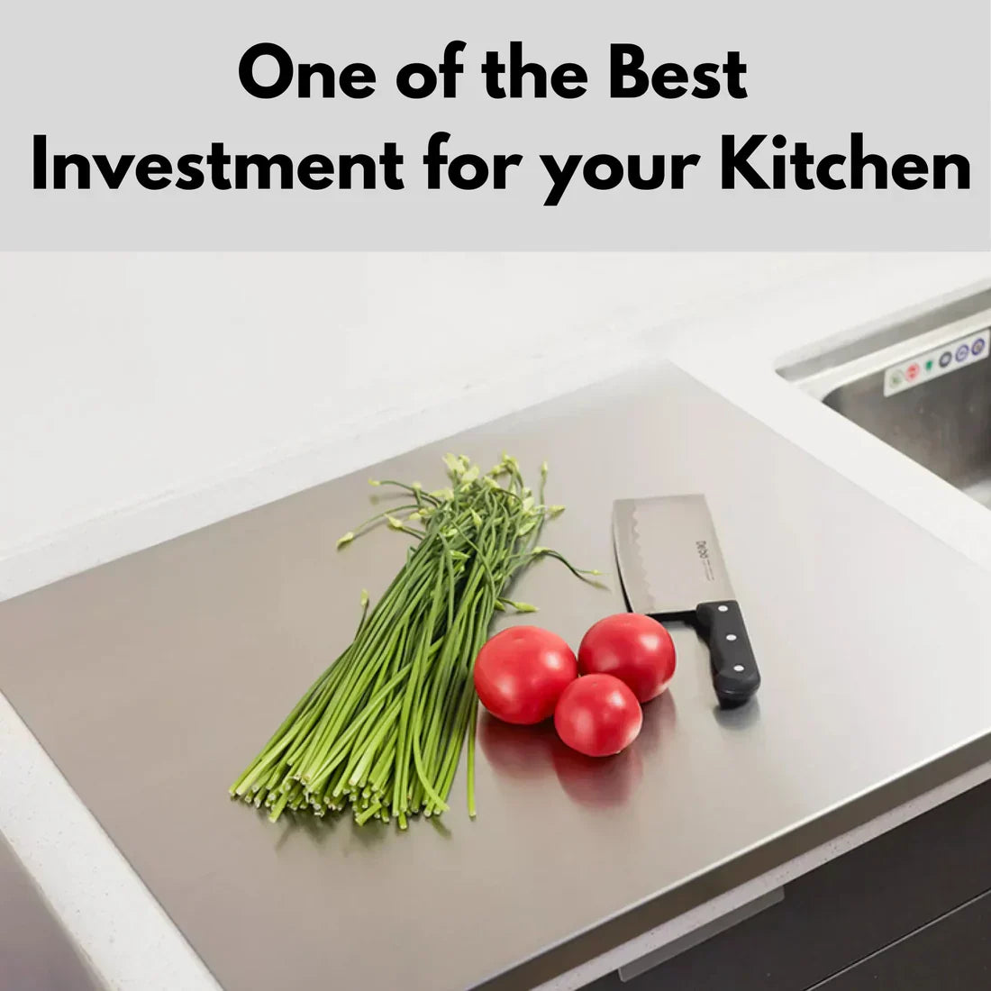 High-Quality Stainless Steel Cutting Board