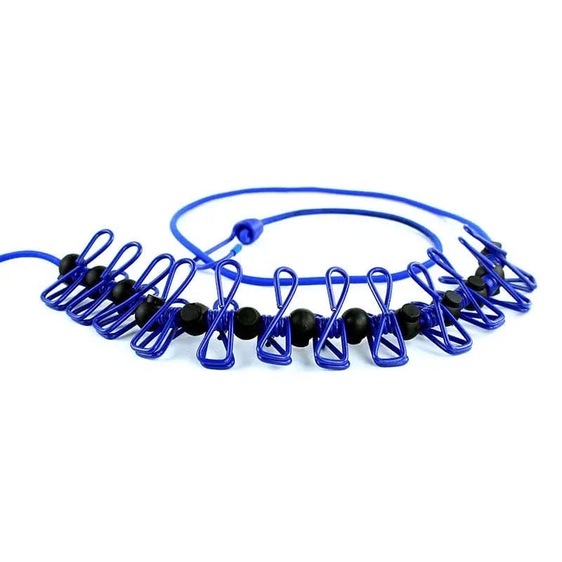 12-Clip Elastic Laundry Rope