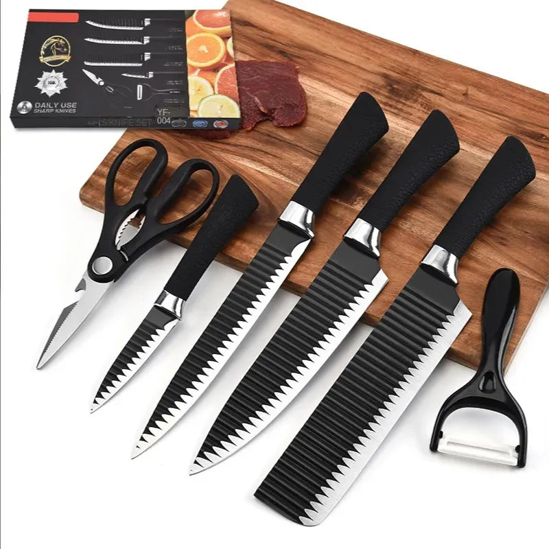 6-Piece Premium Kitchen Knife Set