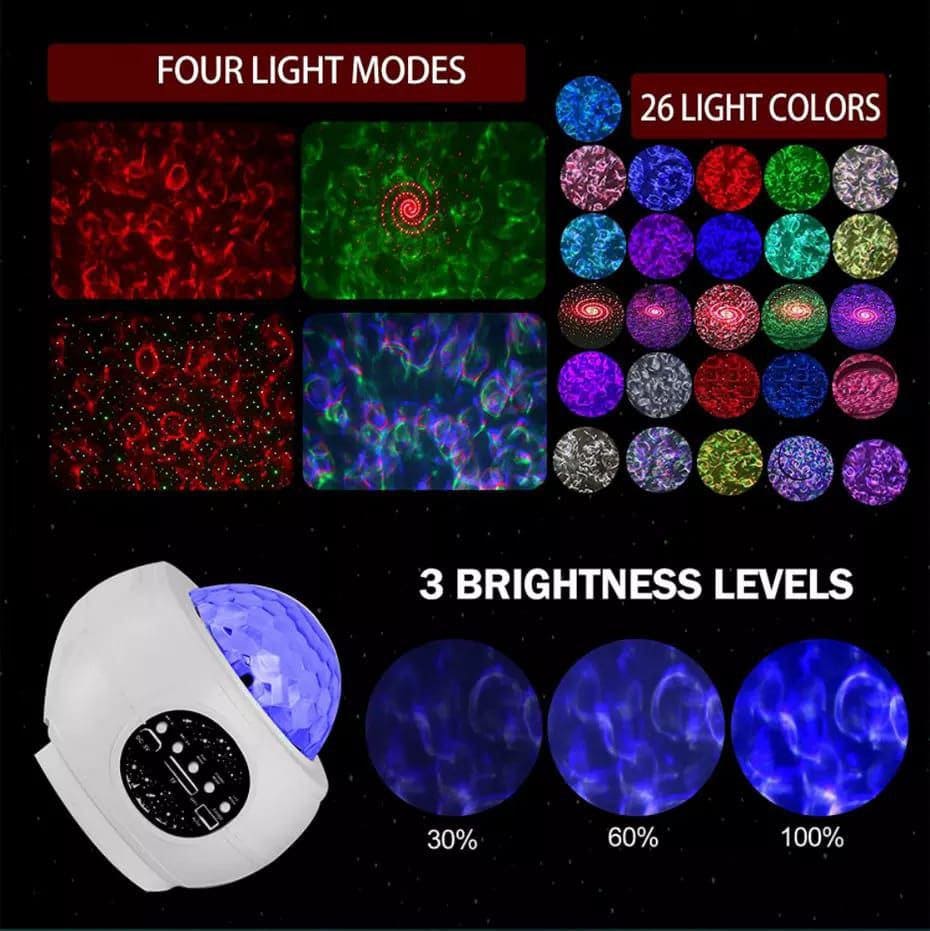 LED Star Galaxy Projector
