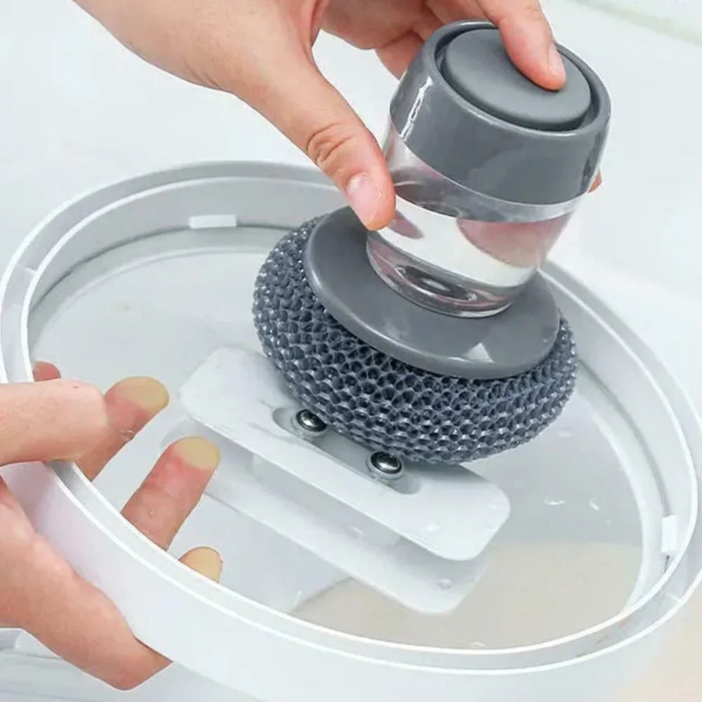 Soap Dispensing Cleaning Brush